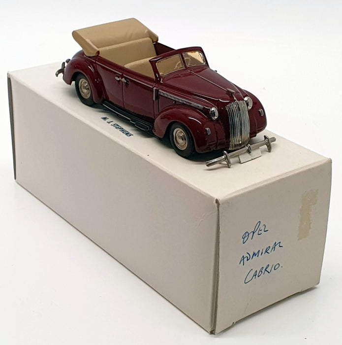 Western Models Plumbies 1/43 Scale 39 - Opel Admiral Cabrio - Maroon