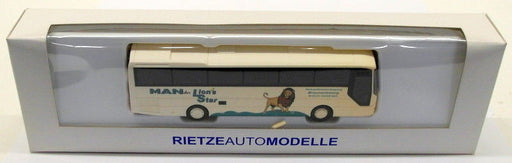 RietzeAutoModelle HO Gauge 1/87 Scale R113 - MAN Coach - Lion's Star