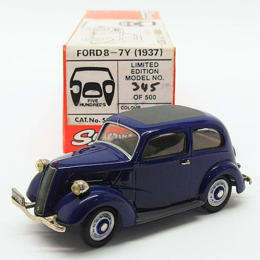 Somerville Models 1/43 Scale Model Car 503 - 1937 Ford 8-7Y - Blue