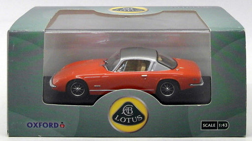 Oxford Diecast 1/43 Scale Model Car LE003 - Lotus Ellan Plus 2 - Red Silver