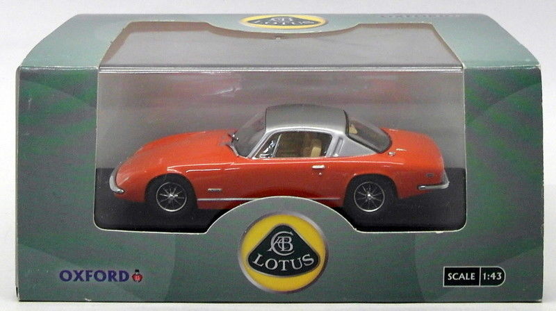 Oxford Diecast 1/43 Scale Model Car LE003 - Lotus Ellan Plus 2 - Red Silver