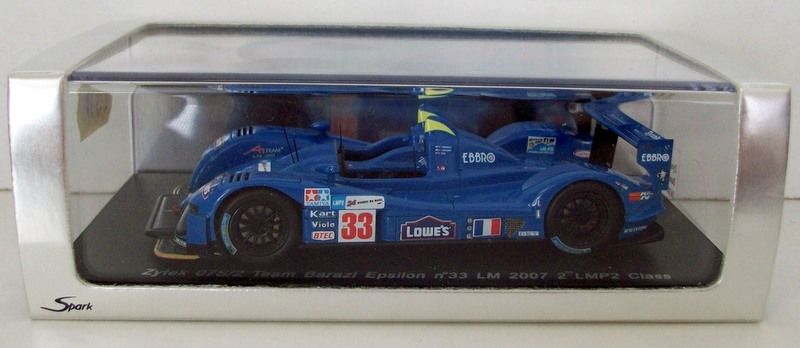 SPARK 1/43 - S1423 ZYTEK 07S/2 TEAM BARAZI EPSILON #33 LM 2007 2ND LMP2 CLASS