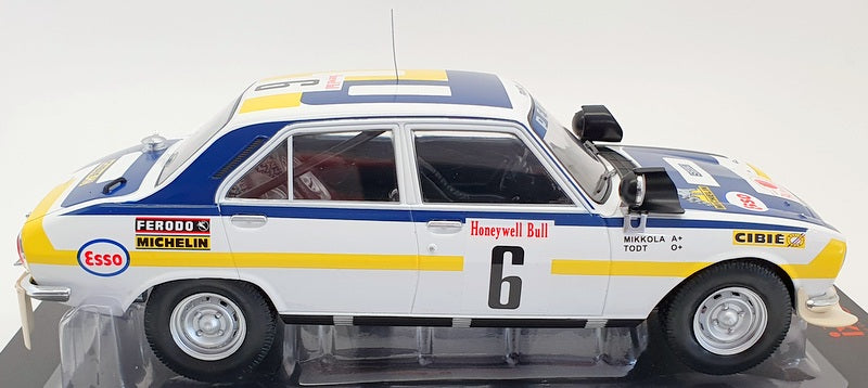 IXO 1/18 Scale Model Car 18RMC044A - 1975 Peugeot 504 #6 Rally du Maroc