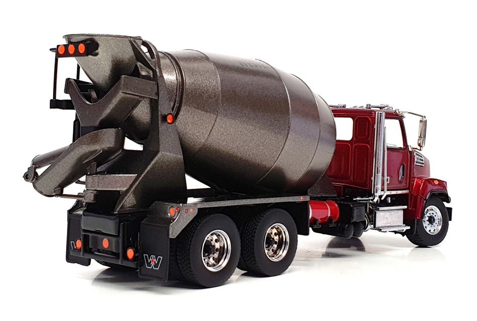 Diecast Masters 1/50 Scale 71033 Western Star 4700 SF Concrete Mixer Truck - Red