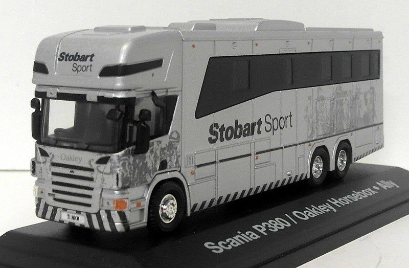 Atlas 1/76 Scale Model Truck 4 649 111 - Scania P380 Oakley Horsebox - Stobart