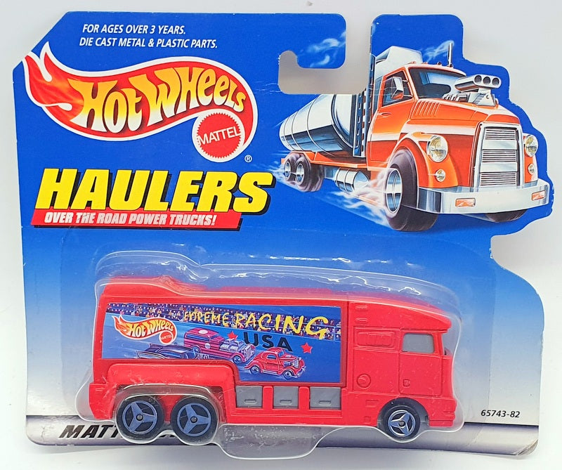Hot Wheels 12cm Long Model Truck 65743-82 - Extreme Racing USA - Red