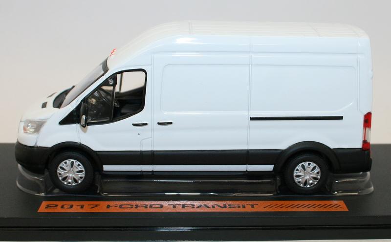 Greenlight 1/43 Scale Model Car 86083 - 2017 Ford Transit High Roof- White