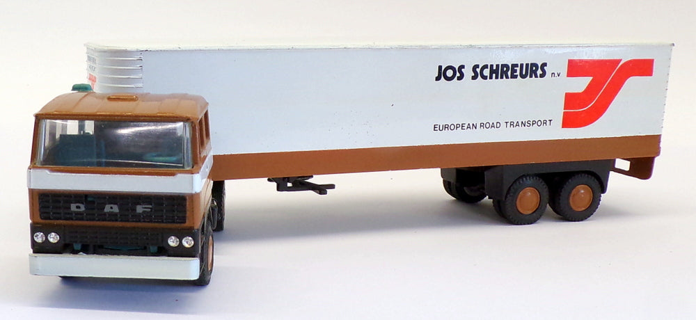 Lion Toys 1/50 Scale Truck No.59 - DAF 2800 Trekker Eurotrailer - Jos Schreurs