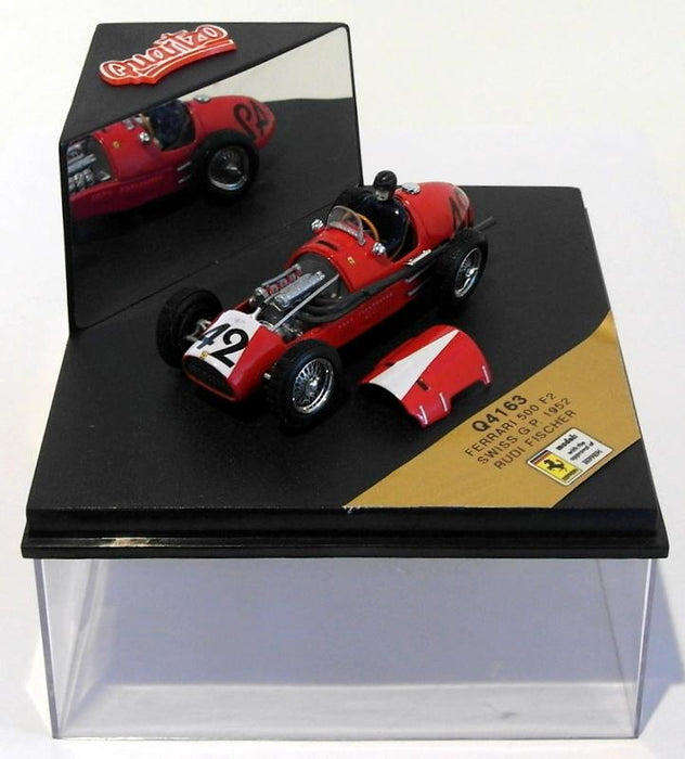 Quartzo 1/43 Scale Q4163 - Ferrari 500 F2 - Swiss GP 1952 #42 R.Fischer