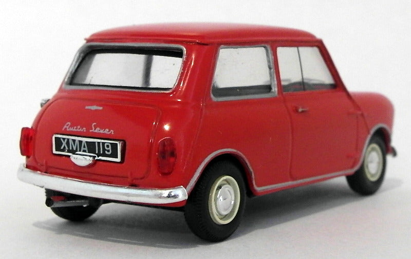 Matchbox 1/43 Scale Metal Model VEM02-M - 1959 Austin 7 Mini - Red