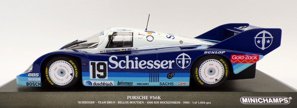 Minichamps 1/18 Scale 155 856619 - Porsche 956K Schiesser Hockenheim 1985