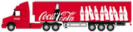 Oxford 1/50 Scale Diecast Truck CR043CC - Volvo NH12 & Fridge Trailer Coca Cola