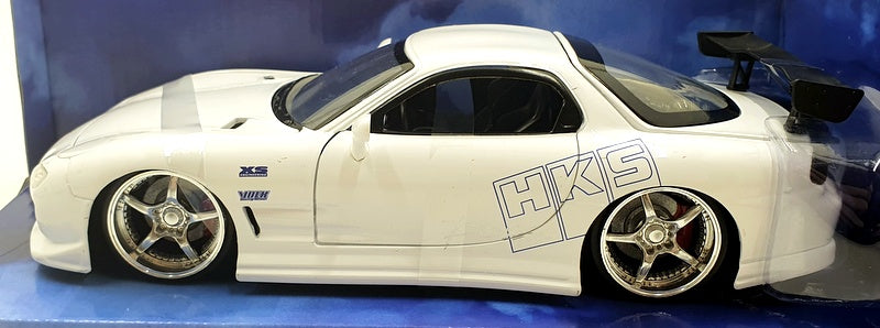 Jada 1/24 Scale Diecast 32607 - 1993 Mazda RX-7 - White Fast And Furious