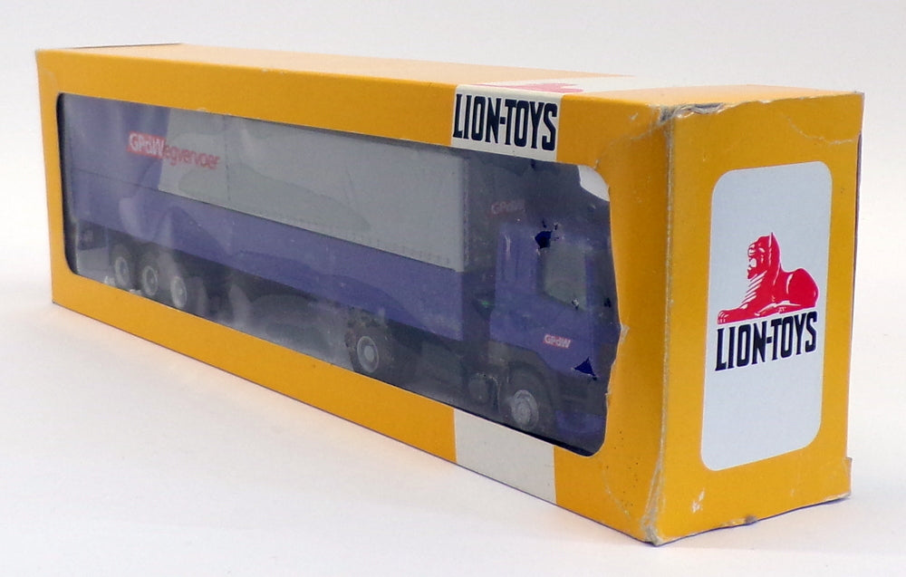 LION TOYS / 1:43 CAMION TRACTEUR ROUTIER DAF + REMORQUE TRANSPORT DE ROOY, equip LION TOYS / 1:43 CAMION TRACTEUR ROUTIER DAF + REMORQUE TRANSPORT DE ROOY, equip