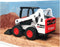 Burago 10cm Long 18-31801 Bobcat S590 Skid Steer With Bucket Motorized
