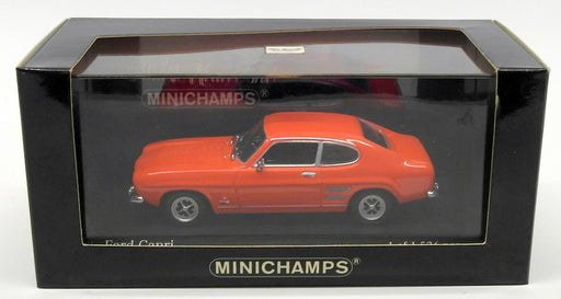 Minichamps 1/43 Scale Model Car 430 085510 - 1969 ford capri - light red