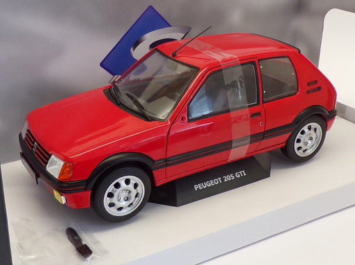 Solido 1/18 Scale Model Car S1801702 - Peugeot 205 GTI - Red