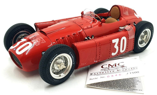 CMC 1/18 Scale Diecast M-177 - 1955 Lancia D50 Monaco GP E.Castellotti #30