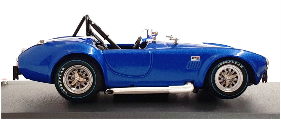 Kyosho 1/43 Scale 03019MBL - Shelby Cobra 427S/C Racing Screen - Met Blue