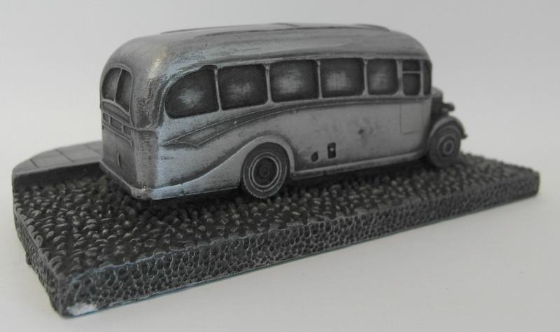 Static Pewter painted resin cast - ORDH0552 Bedford OB Bus