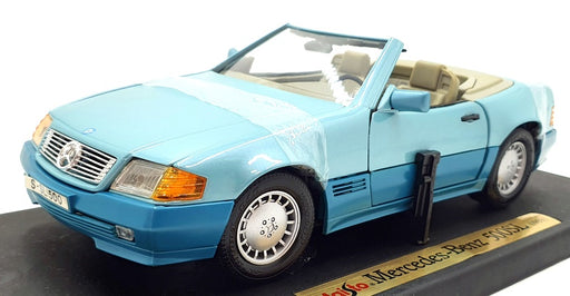 Maisto 1/18 Scale Diecast - 31801 Mercedes Benz 500SL 1989 - Turquoise
