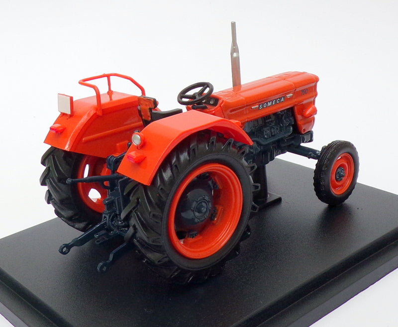 Hachette 1/43 Scale Model Tractor HT070 - 1974 Someca 750 - Orange