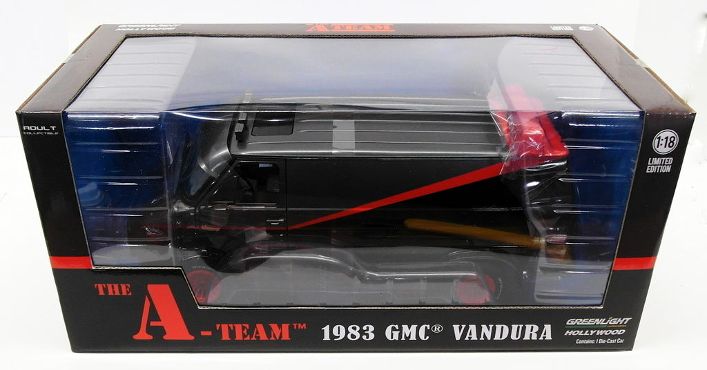 Greenlight 1/18 Scale Diecast 13521 - 1983 GMC Vandura - The A-Team