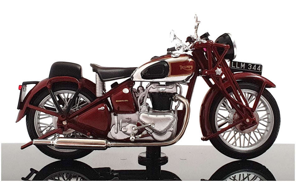 Atlas Editions 1/24 Scale Motorbike 4 658 108 - 1938 Triumph Speed Twin - Brown