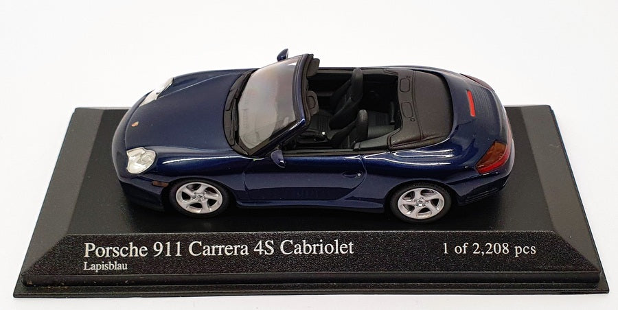 Minichamps 1/43 Scale 400 062832 - Porsche 911 4S Cabriolet - Metallic Blue