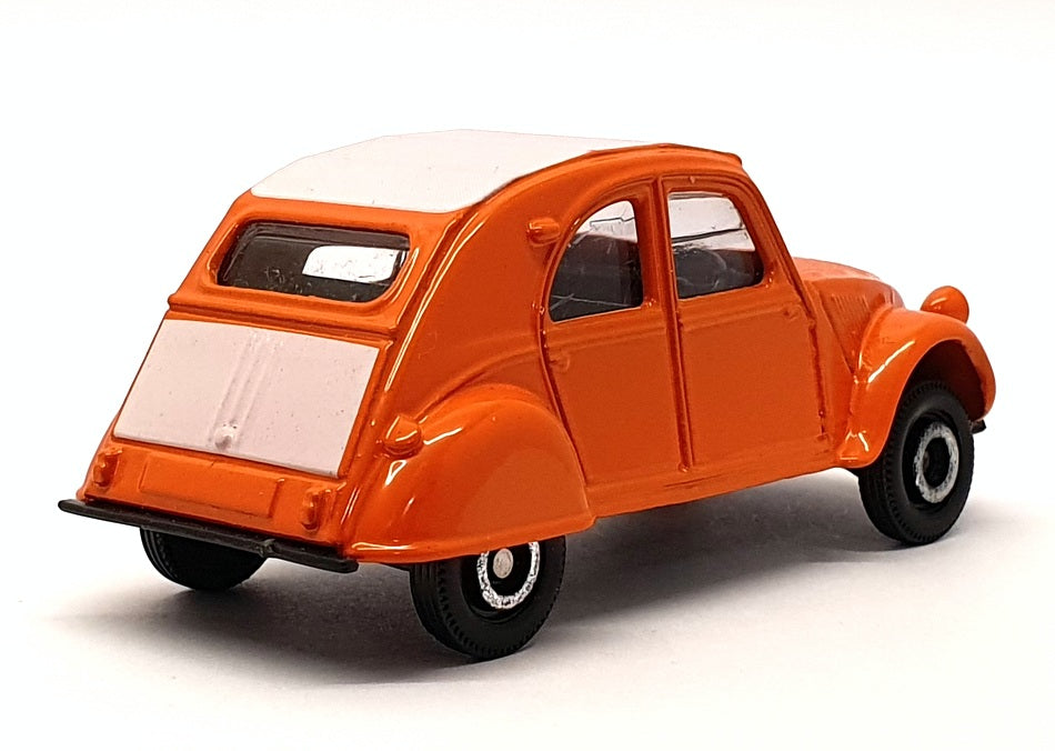 Corgi Fina 7.5cm Long Model Car CRG04 - Citroen 2cv - Orange/White