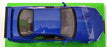 Welly 1/24 Scale Model Car 24108W - Nissan Skyline GT-R (R34) - Blue