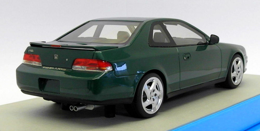 LS Collectibles 1/18 Scale Model Car LS038D - 1997 Honda Prelude - Dk Green