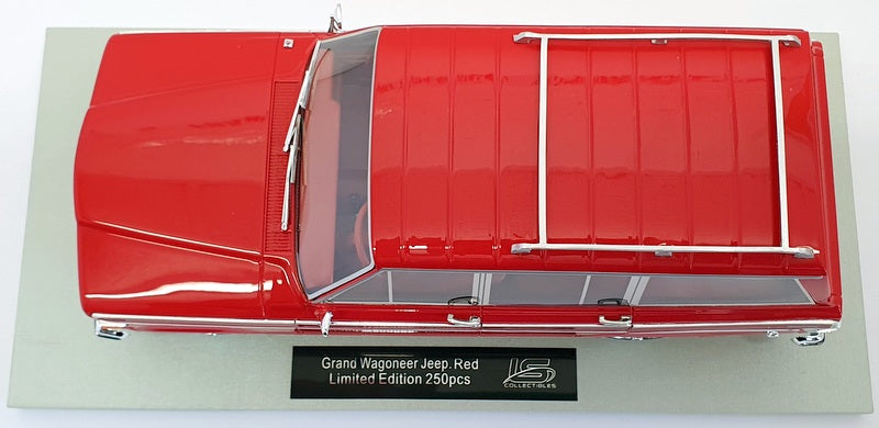 LS Collectibles 1/18 Scale Model Car LS037H - 1979 Jeep Grand Wagoneer - Red