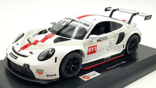 Burago 1/24 Scale Diecast #18-28013 - Porsche 911 RSR - White