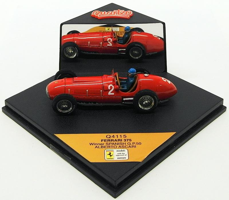 Quartzo 1/43 Scale Model Q4115 - F1 Ferrari 375 Winner Spanish GP '50 A.Ascari