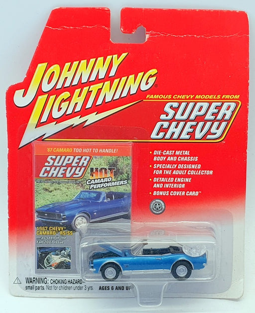 Johnny Lightning 1/64 Scale 992-01 - 1967 Chevy Camaro RS/SS - Blue
