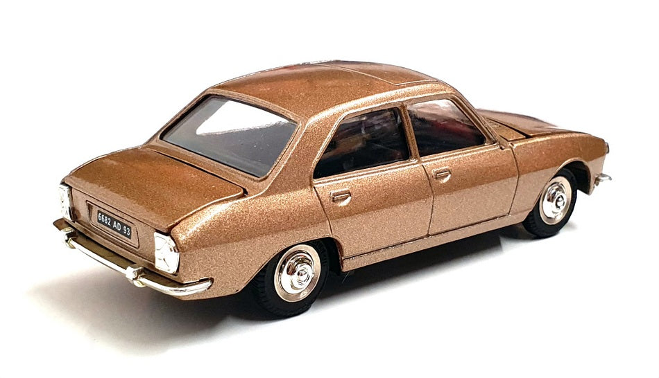 Atlas Editions Dinky Toys Appx 10cm Long 1452 - Peugeot 504 - Gold