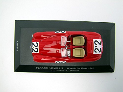IXO Models 1/43 Scale Diecast LM1949 - Ferrari 166MM #22 Winner Le Mans 1949