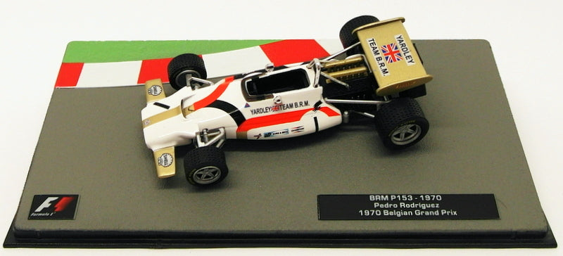 Altaya 1/43 Scale Model Car 27318F - F1 BRM P153 - P.Rodriguez Belgian GP 1970