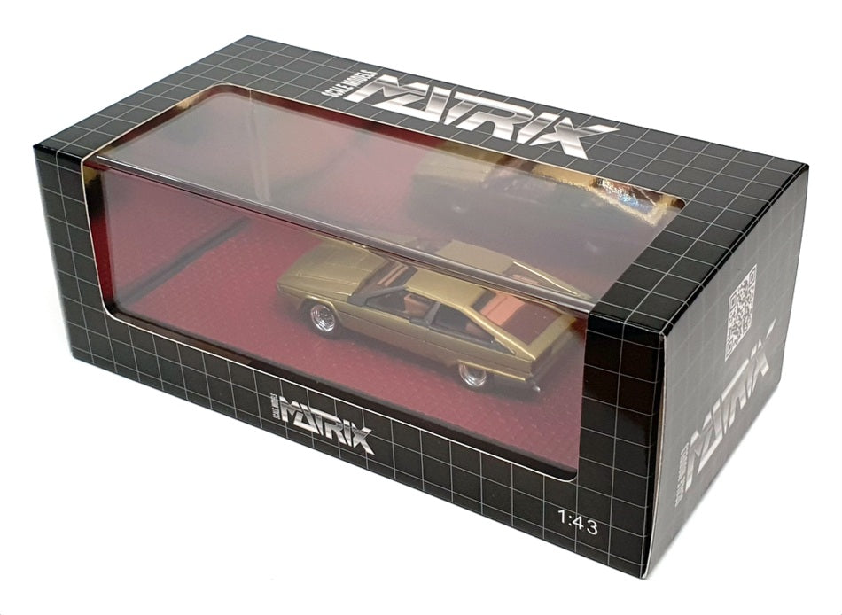 Matrix 1/43 Scale MX41001-182 - 1977 Jaguar Ascot Bertone - Met Gold
