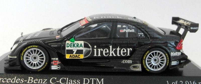 Minichamps 1/43 Scale diecast 400 043407 Mercedes C Class DTM 04 G Paffett