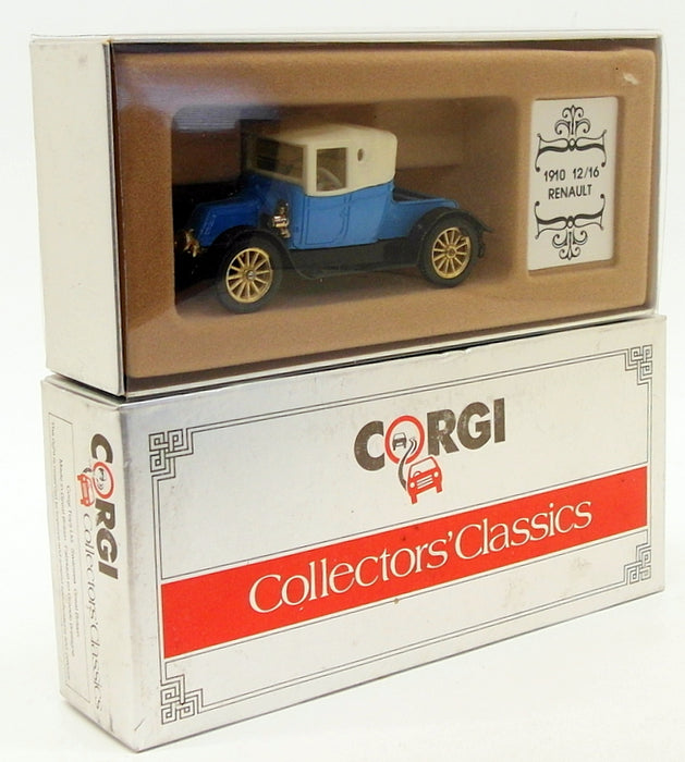 Corgi 1/43 Scale Model Car C862 - 1910 12/16 Renault - Blue