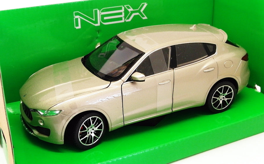 Welly 1/24-27 Scale Diecast 24078W - Maserati Levante - Champagne