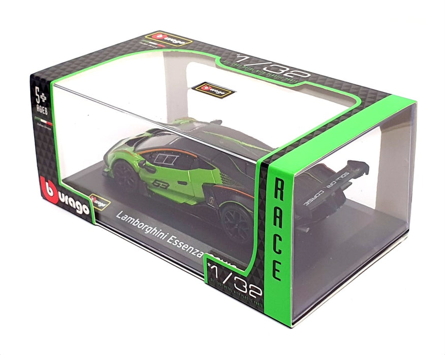 Burago 1/32 Scale 18-41161 - Lamborghini Essenza SCV12 #63 - Green/Black