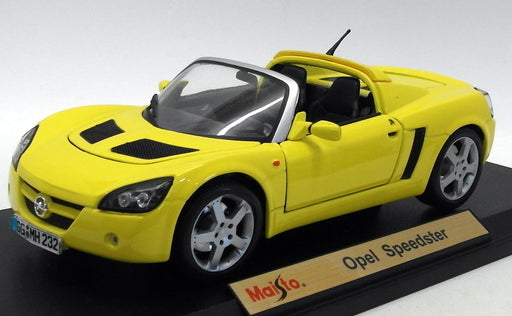 Maisto 1/18 Scale - 31615 Opel Speedster Yellow