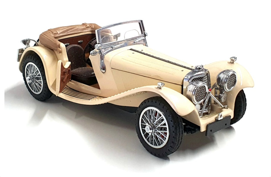 Franklin Mint 1/24 Scale B11JJ56 - 1938 Jaguar SS-100 - Cream
