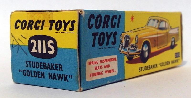 Vintage Corgi 211S - Studebaker Golden Hawk - Gold 2nd Listing