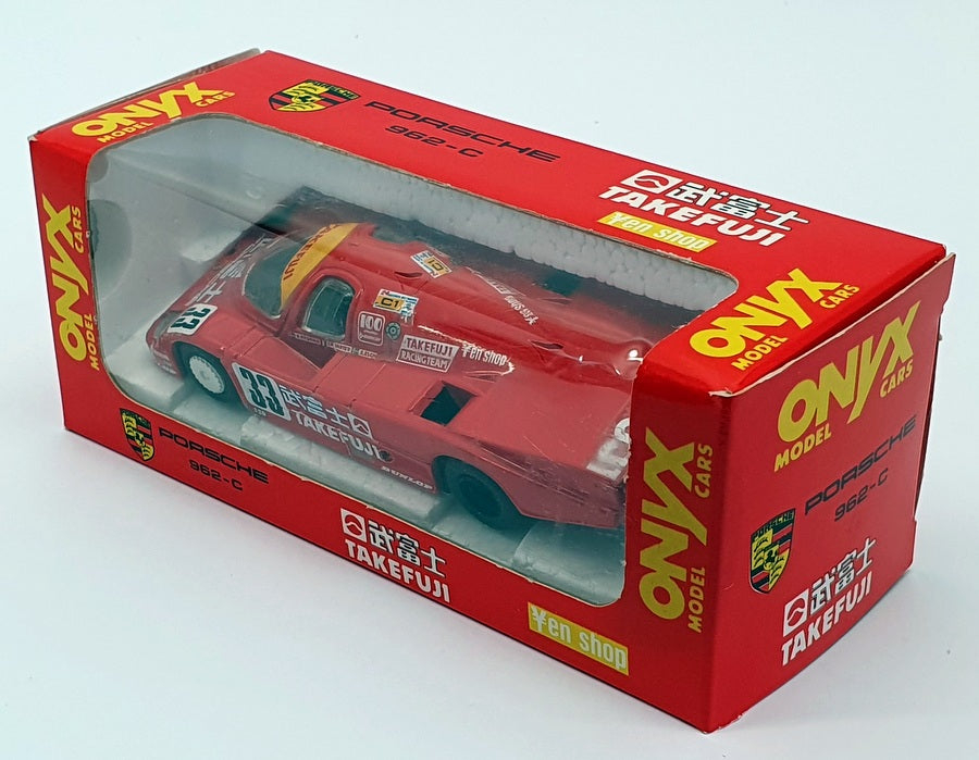Onyx 1/43 Scale Model Car TF01 - Porsche 962-C Takefuji #33