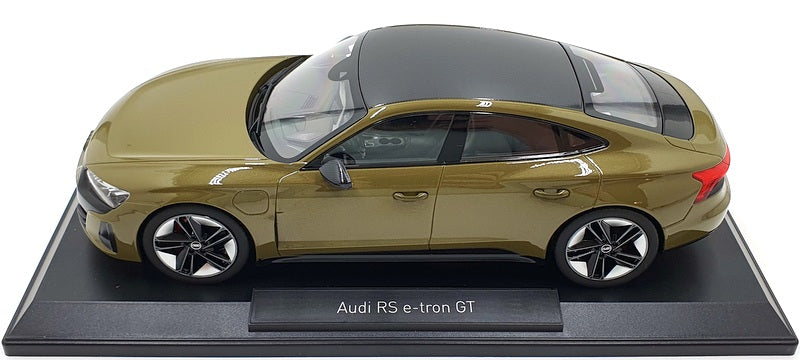 Norev 1/18 Scale Diecast 188380 - Audi RS E-Tron GT 2021 - Olive Metallic