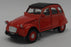 Citroen 2CV - Red - Kinsmart Pull Back & Go Diecast Metal Model Car